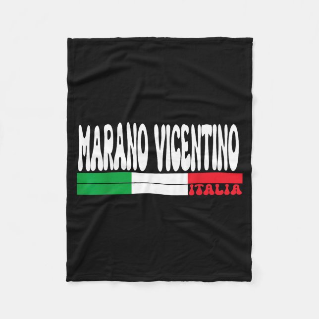 Marano Vicentino City Italia Travel Lovers Italy F Fleecefilt (Framsidan)
