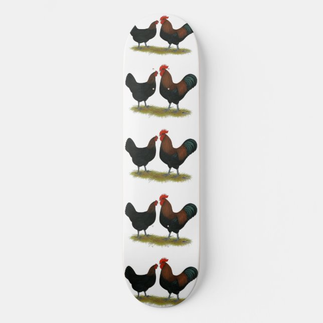 Marans Black Copper Skateboard Bräda 21,5 Cm (Framsida)