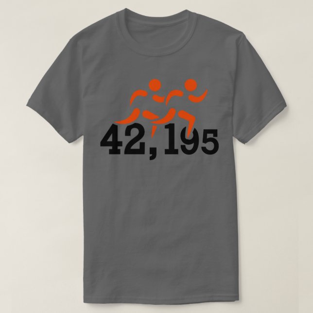 Marathon 42195 kilomter t shirt (Design framsida)