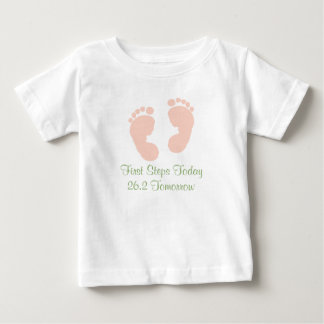 Marathon Baby Rosa Footprint T-shirt