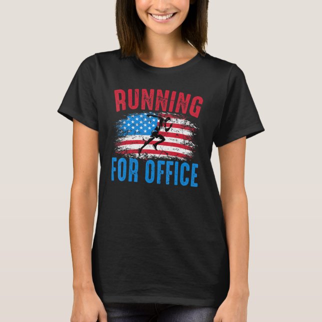 Marathon - Börjar för Office - Joggare - Springa - T Shirt (Framsida)
