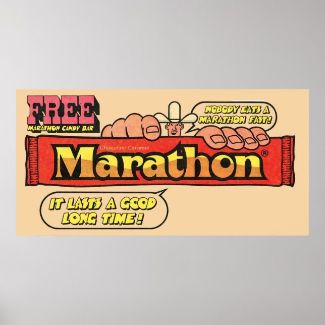 Marathon Candy Pub Poster (Framsidan)