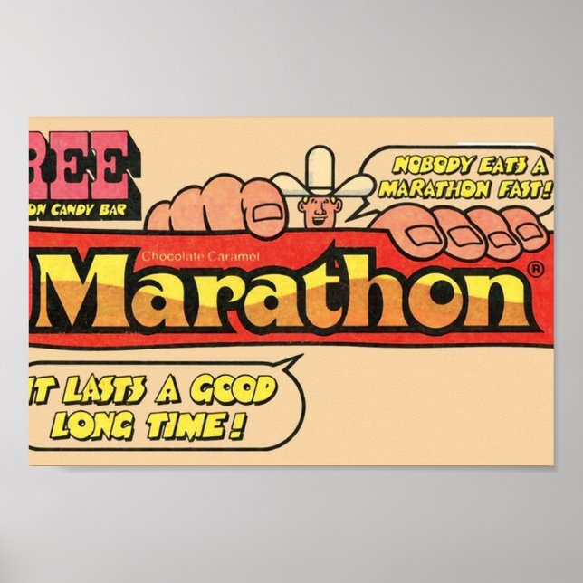 Marathon Candy Pub Poster (Framsidan)