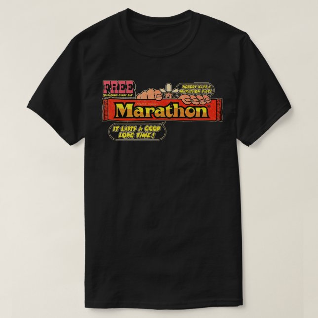 Marathon Candy Pub T Shirt (Design framsida)