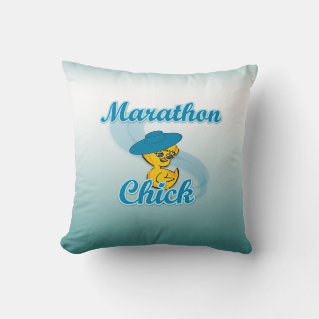 Marathon Chick #3 Kudde (Framsida)