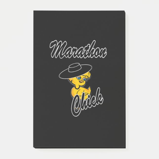 Marathon Chick #4 Post-it Block (Framsida)