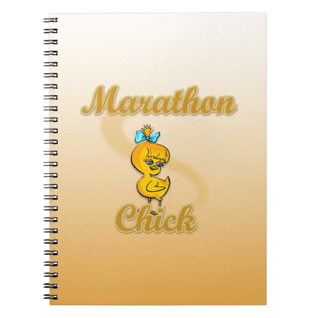 Marathon Chick Anteckningsbok (Framsidan)
