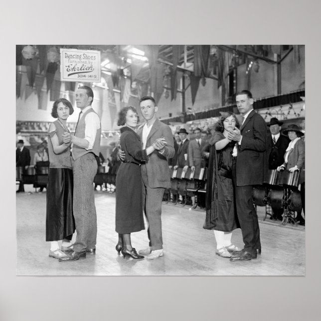 Marathon Dancers, 1923. Vintage Photo Poster (Framsidan)