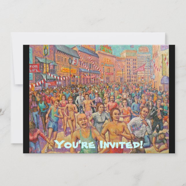 Marathon-Du är inbjuden! Inbjudningar (Framsida)