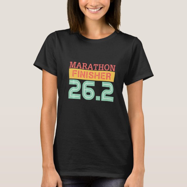 Marathon Finisher 26 2 Running T Shirt (Framsida)