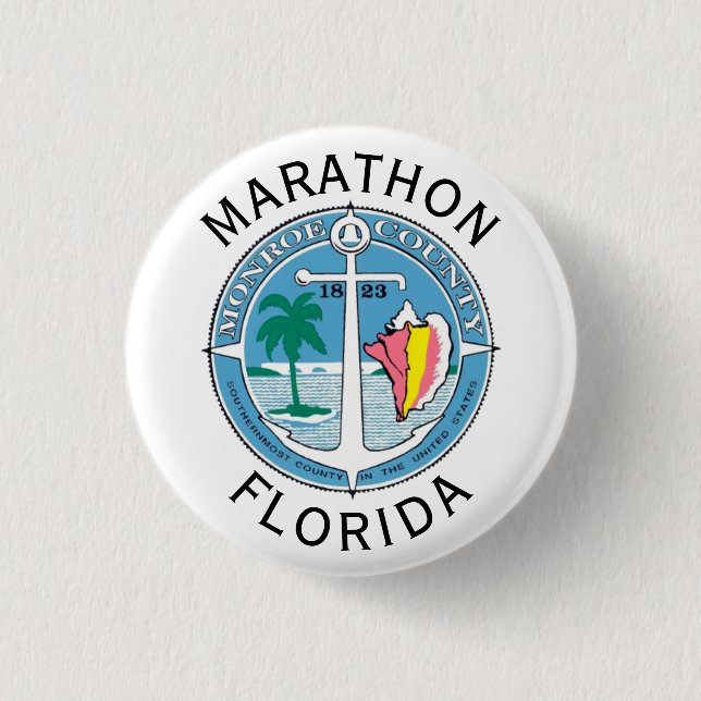 Marathon - Florida Nycklar Knapp (Framsida)