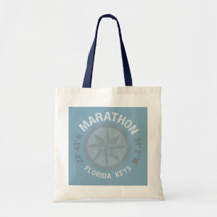 Marathon Florida Nycklar Nautical Latitude Longitu Tygkasse