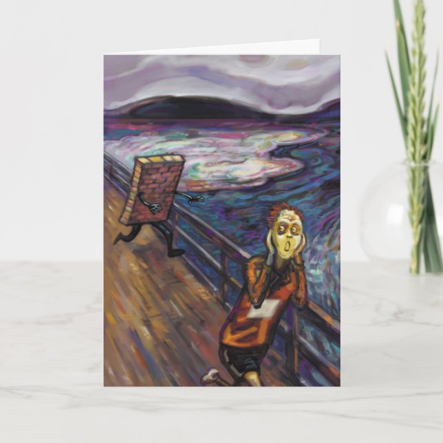 Marathon Grattiss Card - Hissar muren Kort (Framsida)