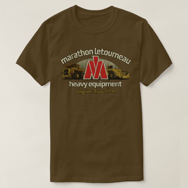 Marathon LeTourneau Longview 1970 T Shirt (Design framsida)