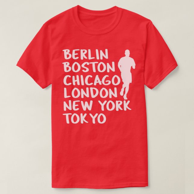 Marathon Major Cities T Shirt (Design framsida)