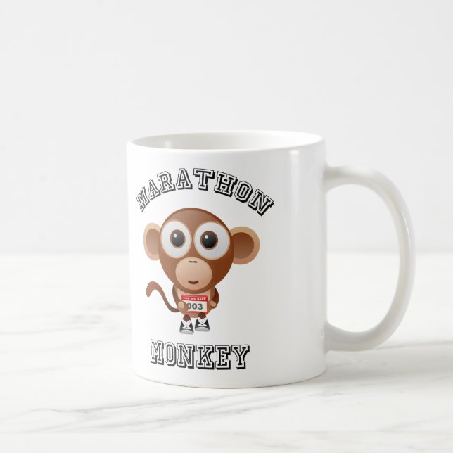 Marathon Monkey Kaffemugg (Höger)