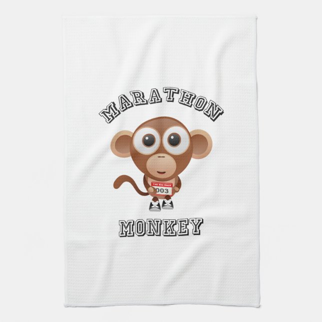 Marathon Monkey Kökshandduk (Vertikal)