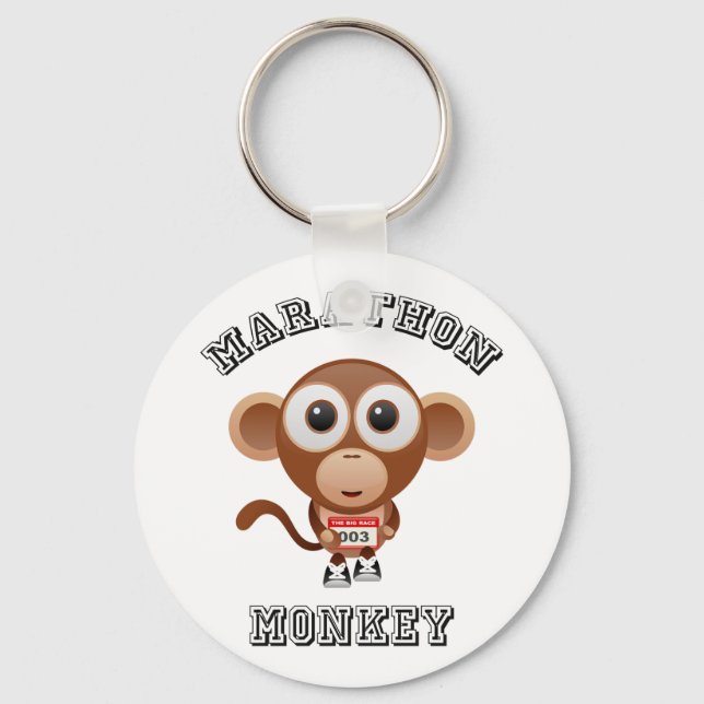 Marathon Monkey Nyckelring (Framsida)