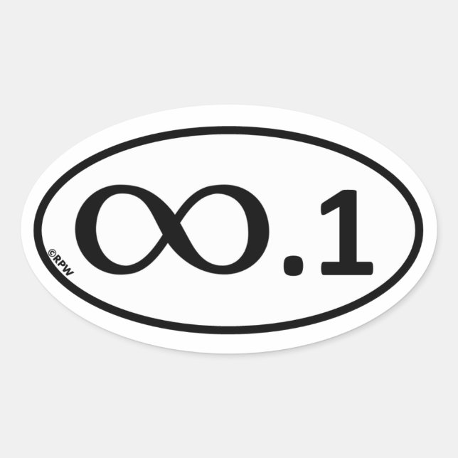 Marathon Parody Sticker Ovalt Klistermärke (Framsida)