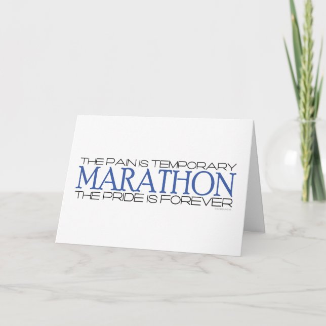Marathon - Pridet är för evigt Kort (Framsida)