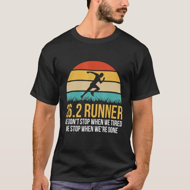 Marathon Quote för 26 Springer T Shirt (Framsida)
