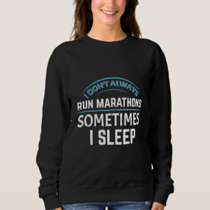 Marathon Running Long Avstånd Springer Använd inte T Shirt