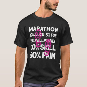 Marathon Running Road Tävling T Shirt