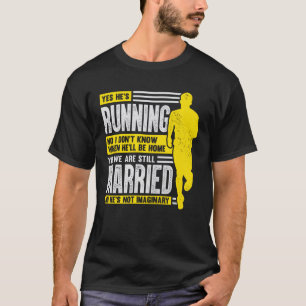 Marathon Running Springers hustru Gift T Shirt