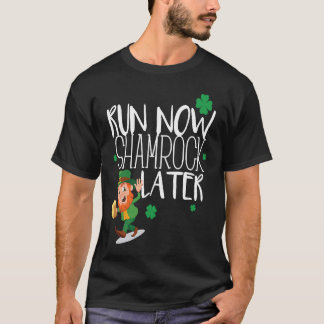Marathon Running St Patricks Day  Race 5k Runner T Shirt
