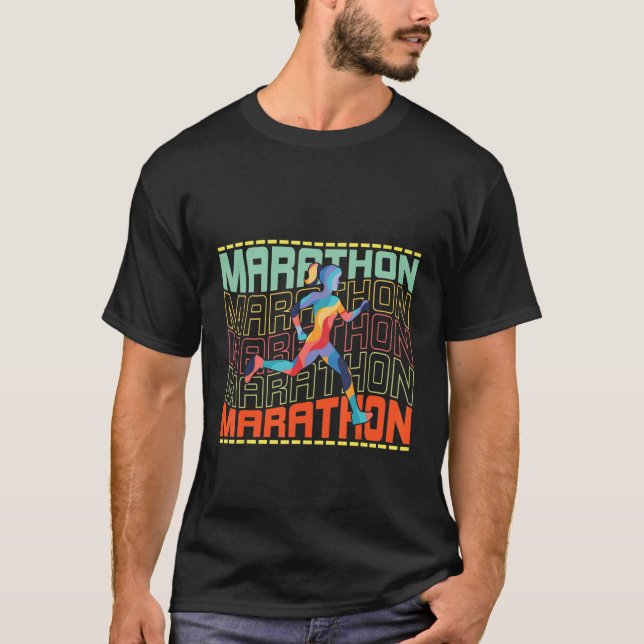 Marathon Running T Shirt (Framsida)