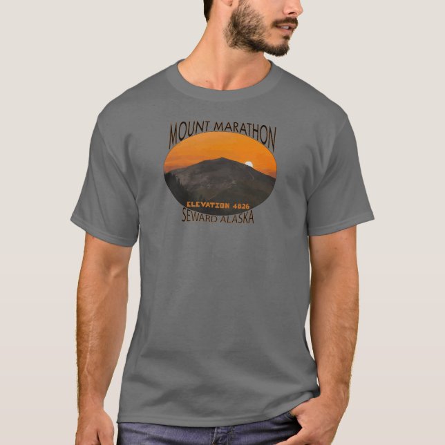 Marathon, Seward, Alaska T Shirt (Framsida)