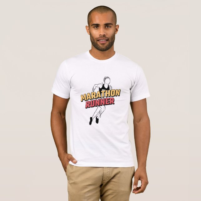 Marathon Springer | Kör Älskare T-Shirt (Hel framsida)