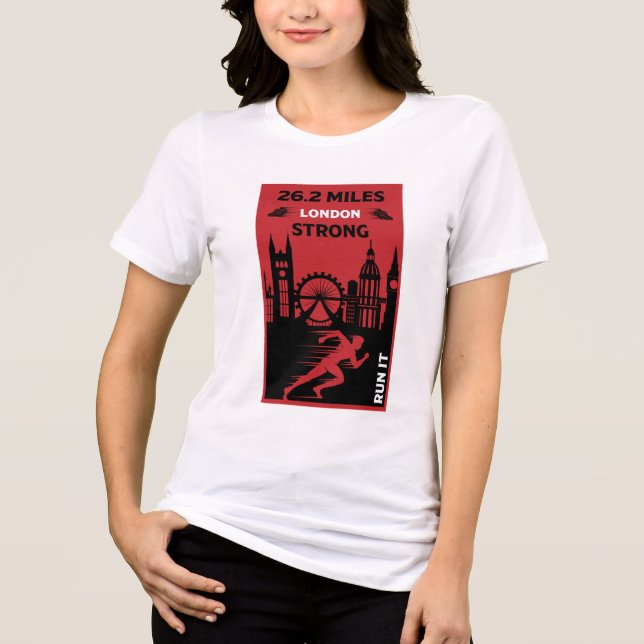 Marathon Springer London 26.2 T Shirt (Framsida)