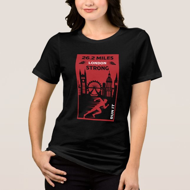 Marathon Springer London 26.2 T Shirt (Framsida)