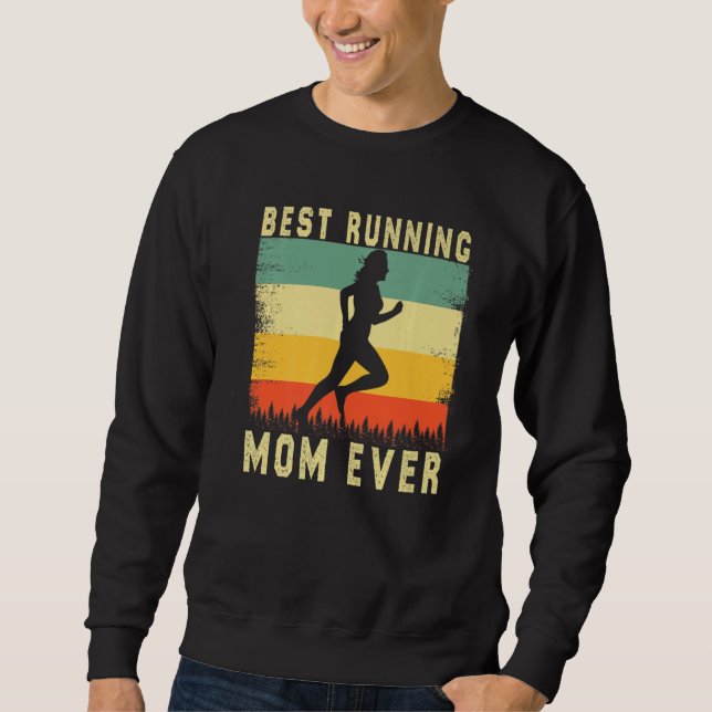 Marathon Springer Rad Mamma Coach Best Runruning M Lång Ärmad Tröja (Framsida)