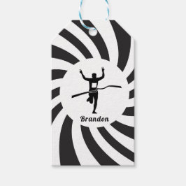 Marathon Springer Track Cross country som kör Namn Presentetikett