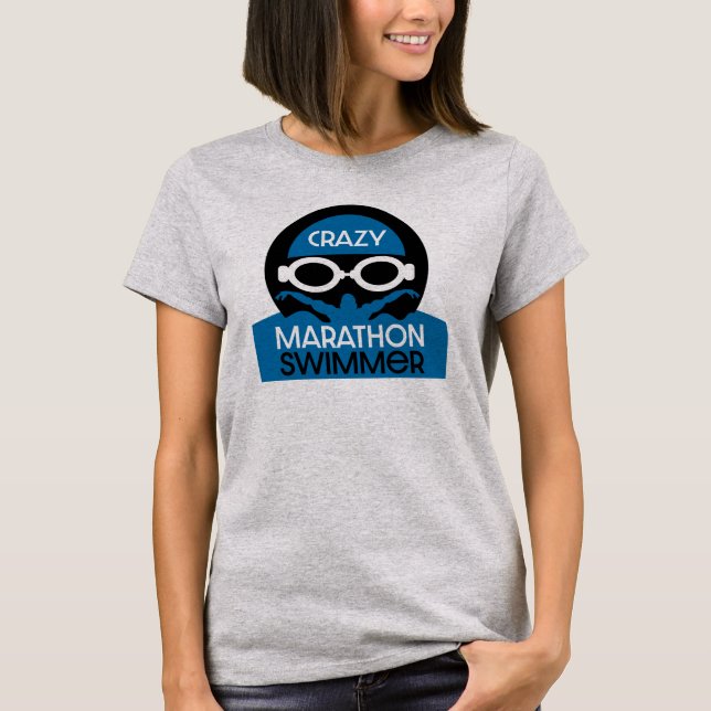 Marathon Swimmer T Shirt (Framsida)