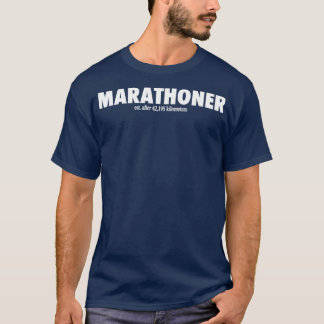 MARATHONER EST EFTER 42195 METER T SHIRT