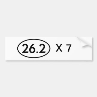 marathoner för 26,2 följetong bildekal