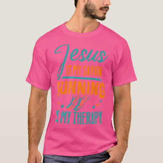 Marathoner Jesus är min savior... T Shirt