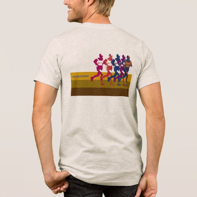 Marathoner T-shirt I Triblend-tyg (Baksida)