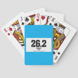 Marathonfullföljare 26,2 Miles Löpning Present Casinokort