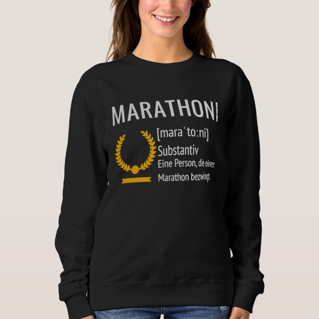MARATHONI Marathon Runner Finisher T Shirt (Framsida)