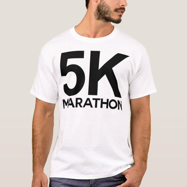 maraton 5k t shirt (Framsida)