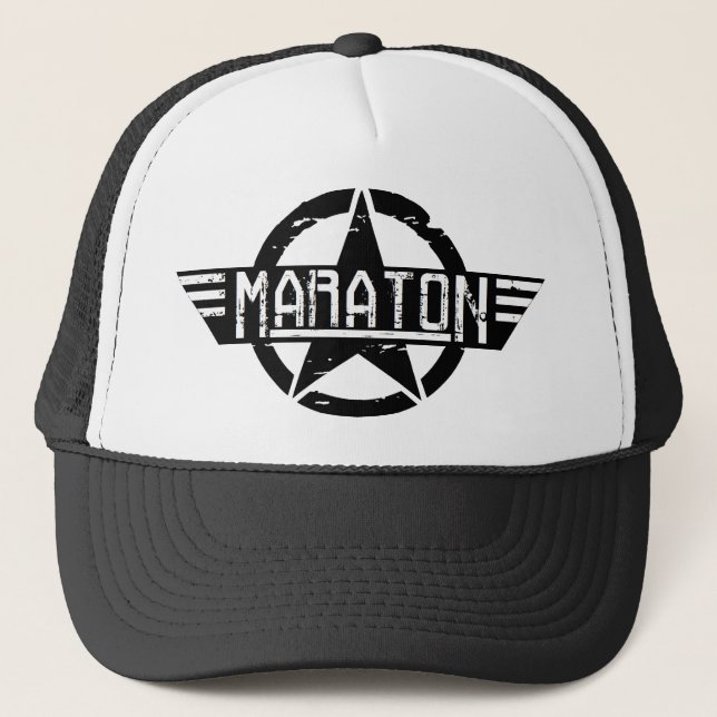 Maraton "Black Star", Truckster Cap Keps (Framsida)