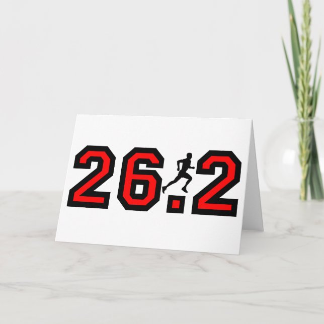 Maraton för coola 26,2 kort (Framsida)