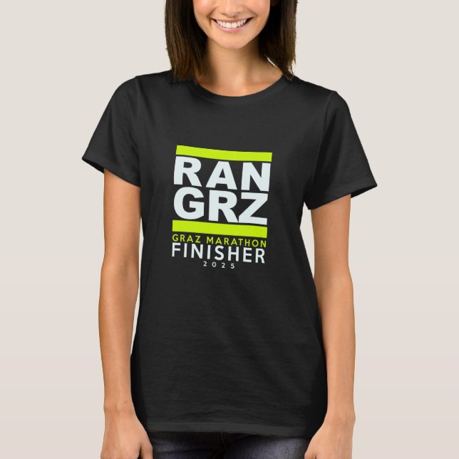 Maraton Graz 2025 Fullbordare T Shirt (Framsida)