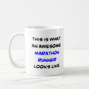 Maraton springer, fantastisk kaffemugg