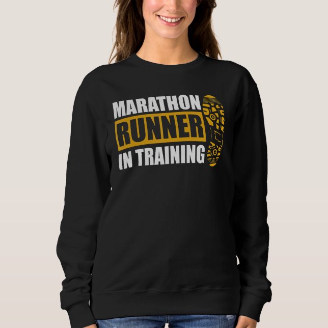 Maraton-Springer i kursoffert för en maraton R T Shirt (Framsida)