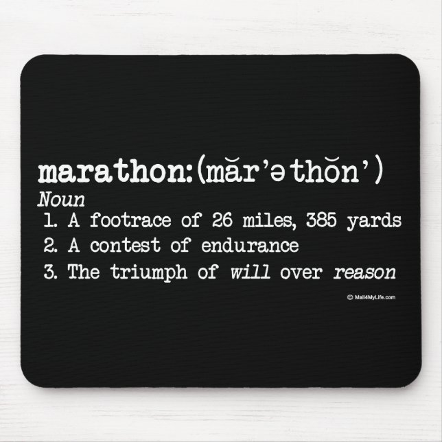 Maratondefinition Musmatta (Framsidan)